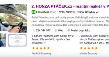 20 nejlepších firem - Realitní makléři v Praze